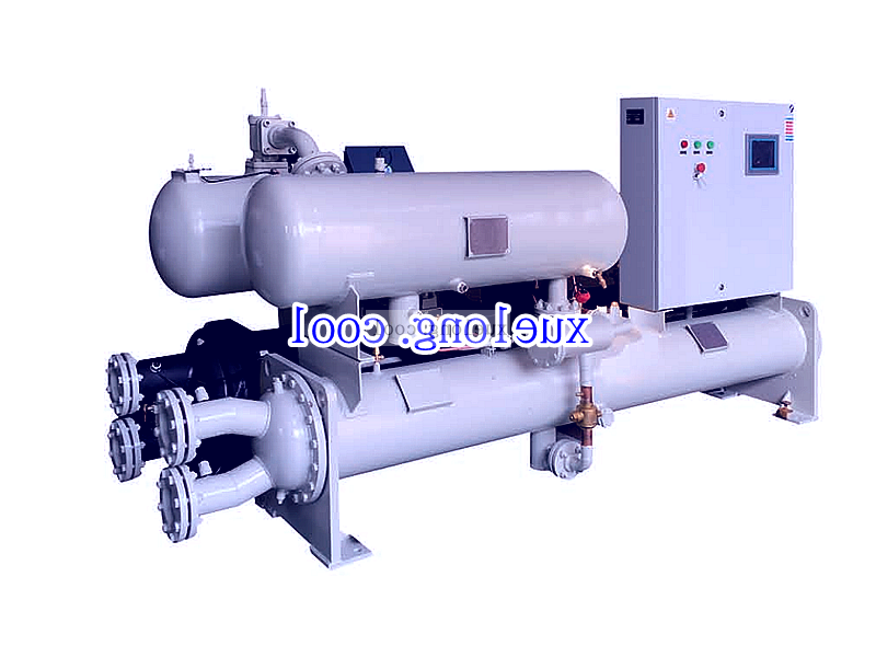 Iceberg cold and hot falling film type screw glycol unit